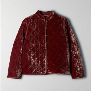 Aritzia Lyric Velvet Jacket